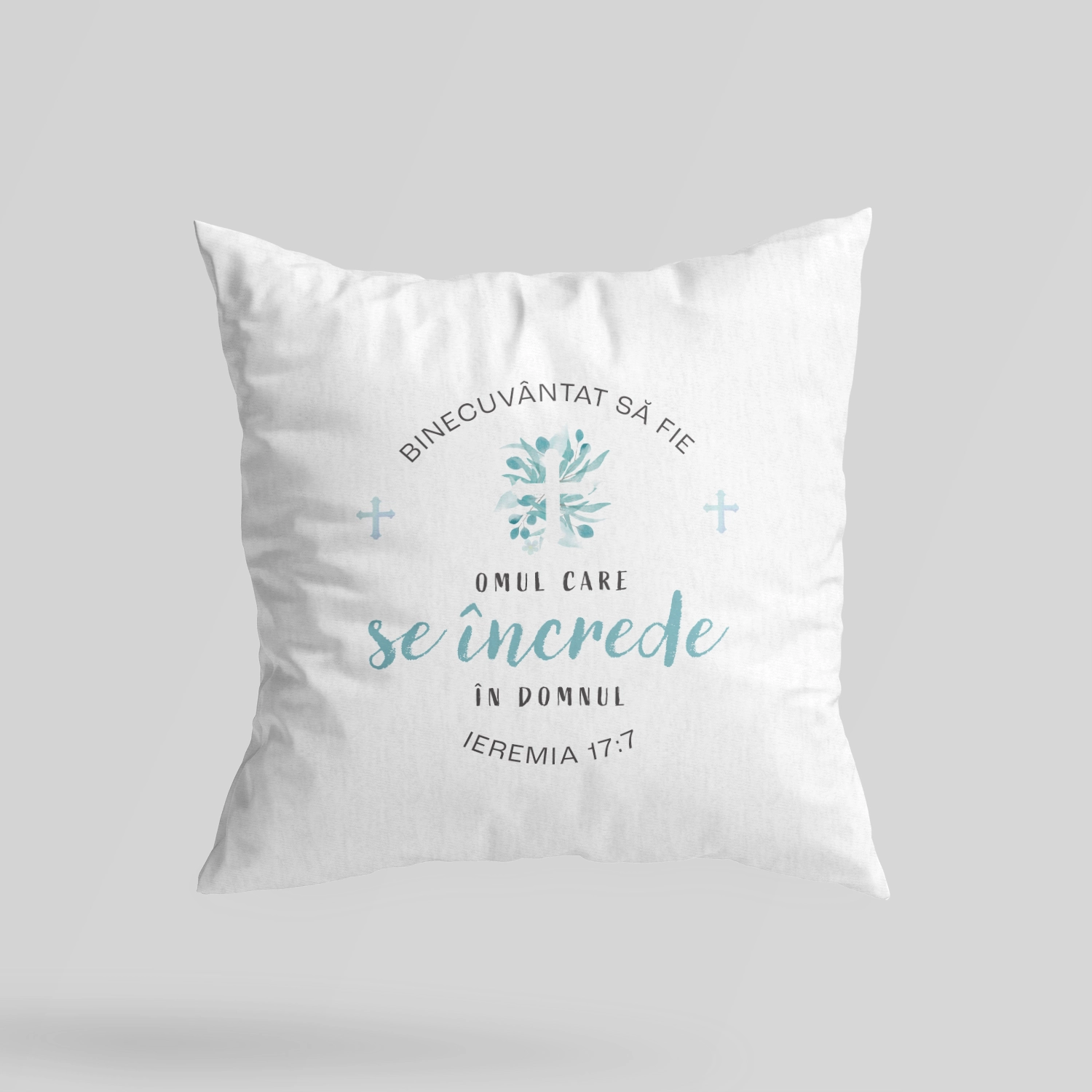 Perna cadou crestin cu verset din Biblie - Ieremia 17:7